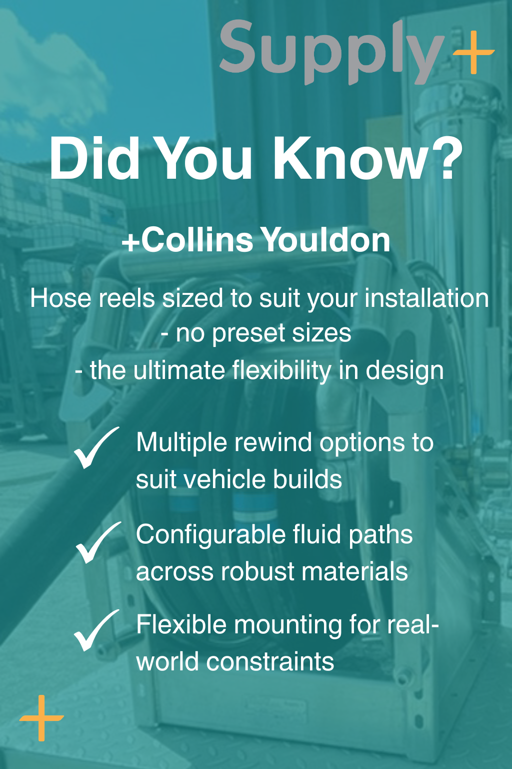Did you know graphic for +Collins Youldon hose reels