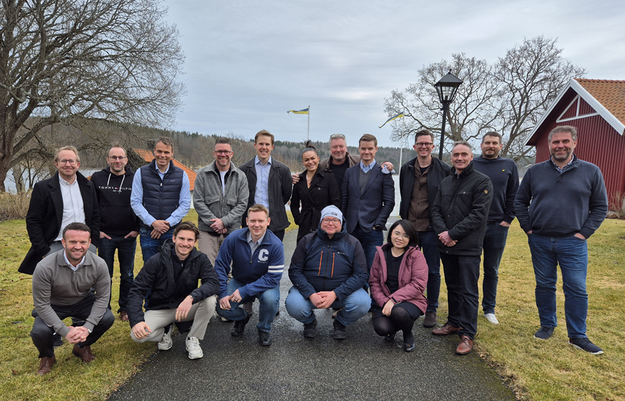 Supply Plus team at Lagercrantz course